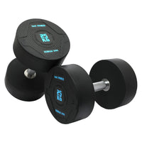 Thumbnail for 1441 Fitness PU Rubber Round Dumbbell Combo Set 2.5 Kg - 25 Kg (10 Pairs Set)