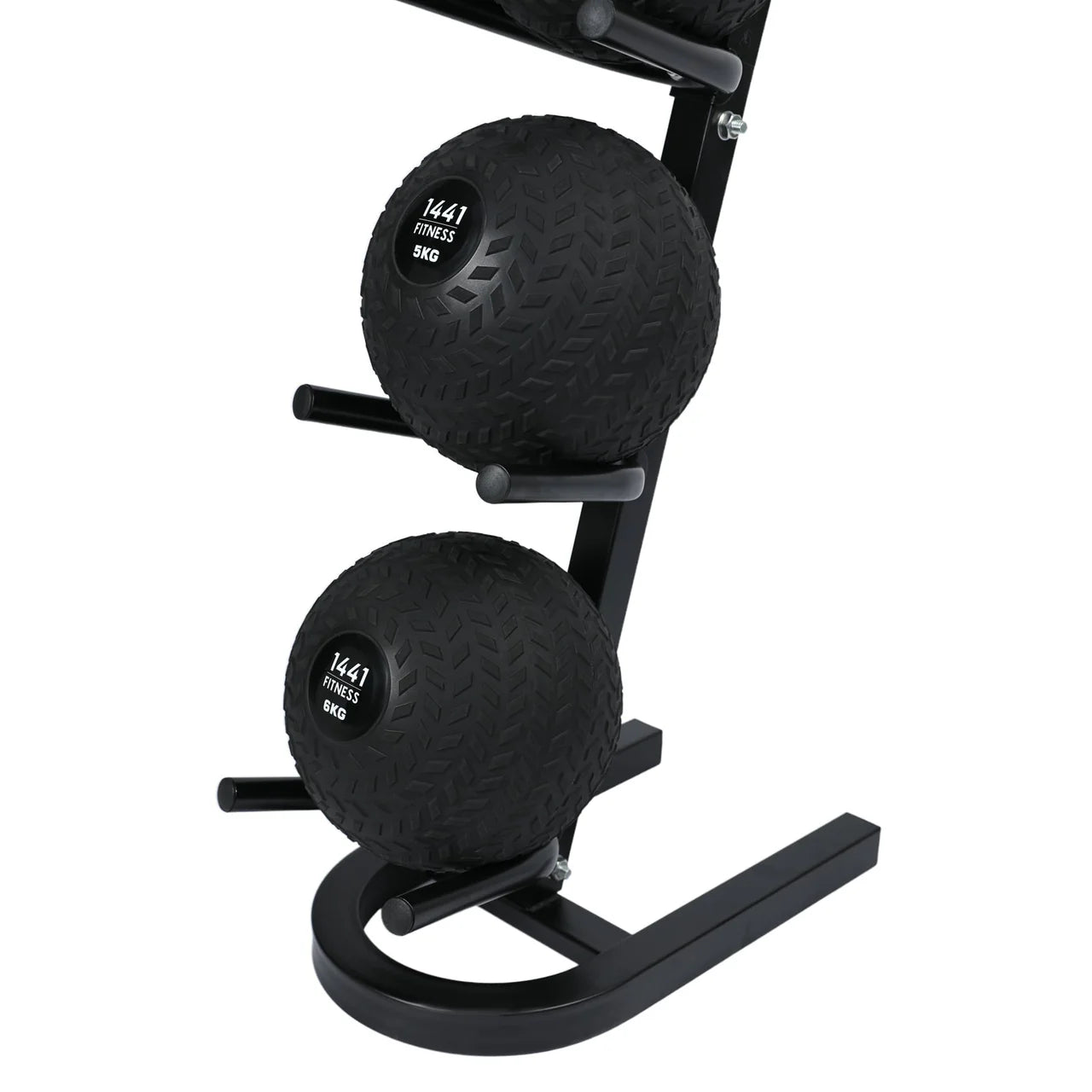 1441 Fitness Z Grip Slam ball Set with Rack - 2 Kg to 6 Kg