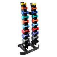Thumbnail for 1441 Fitness Vinyl Coated Dumbbell with Rack - 1 Kg to 10 Kg