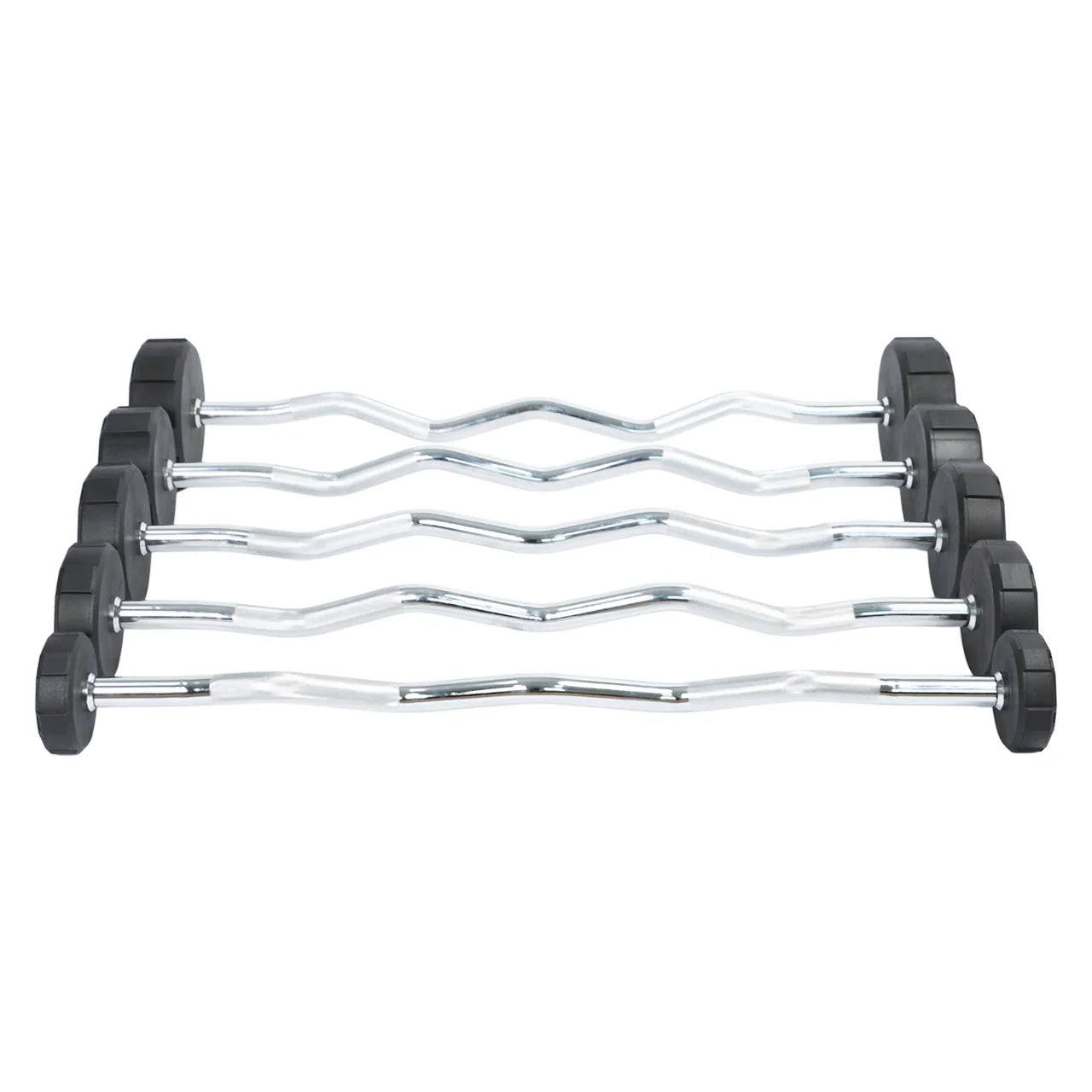 1441 Fitness Fixed Weight Curl Barbell PU (10 kg - 50 kg)