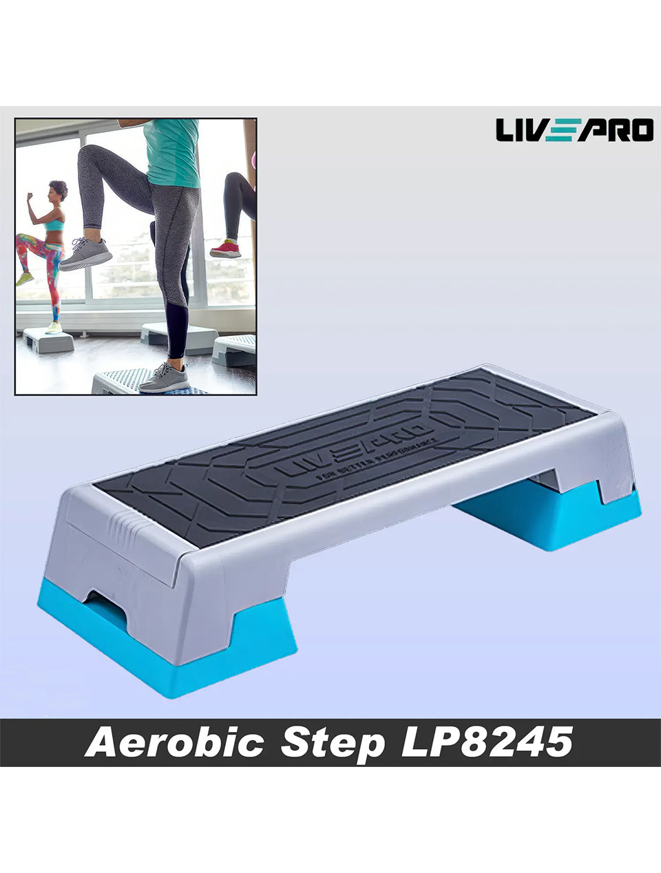 Livepro Aerobic Fitness Step - LP8245