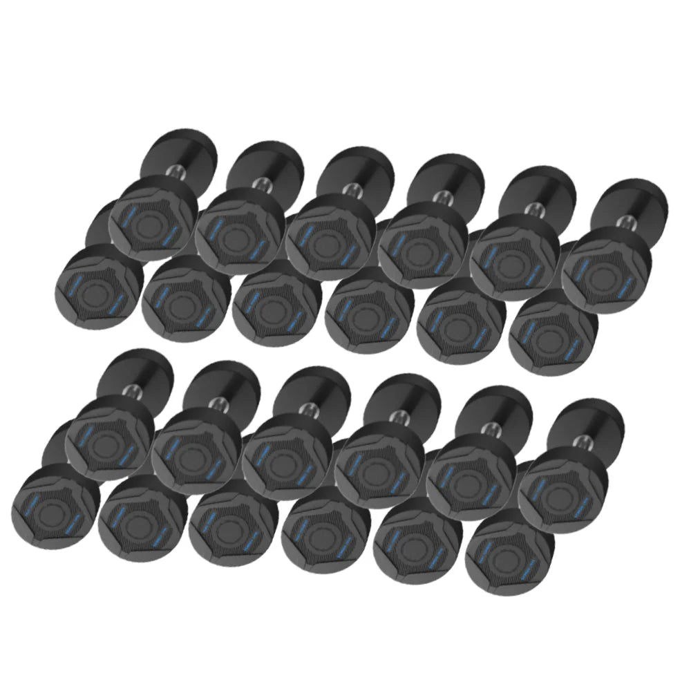 1441 Fitness PU Round Dumbbell Set - 2.5 Kg to 50 Kg ( 20 Pairs )