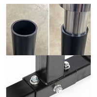 Thumbnail for 1441 Fitness Commercial Plate Rack and Bar Holder with Wheels