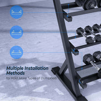 Thumbnail for 1441 Fitness Dumbbell Rack - 10 Pairs