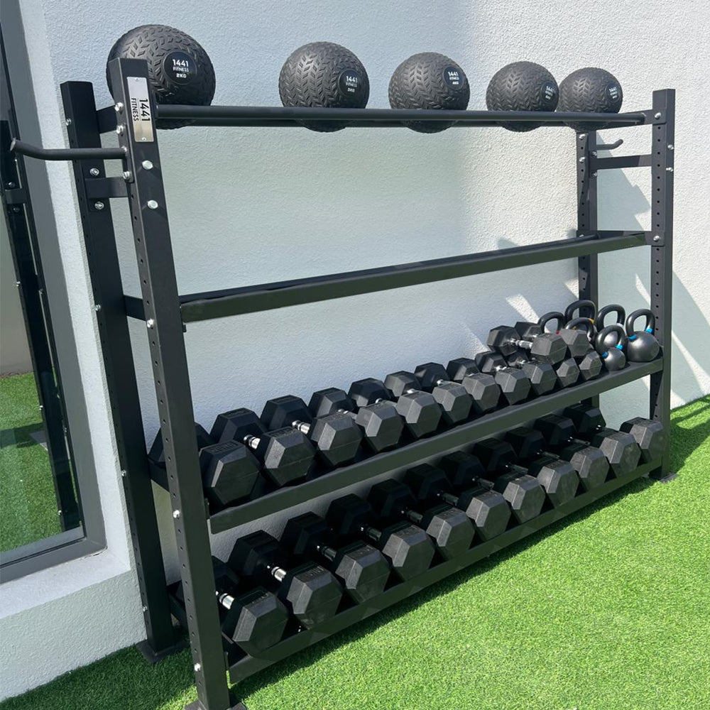 السلسلة الفاخرة من 1441 Fitness - رف تخزين كروس فيت