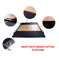 Thumbnail for Olympic Weightlifting Platform with Rubber Tiles