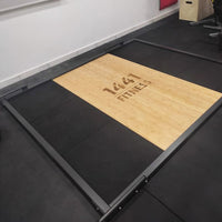 Thumbnail for Olympic Weightlifting Platform with Rubber Tiles