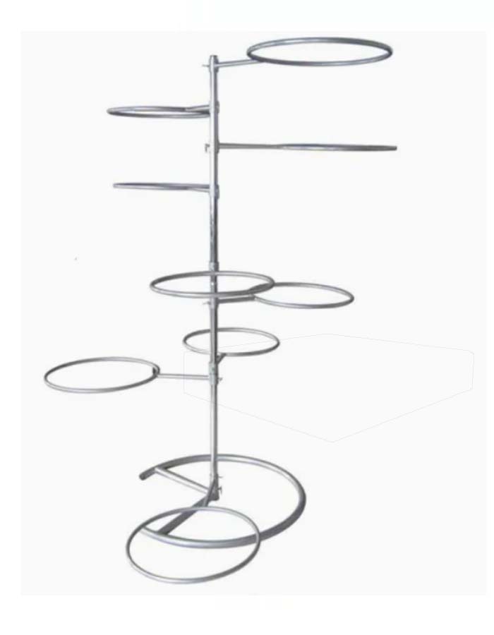 1441 Fitness 9 pcs Gym Ball Rack