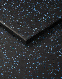 Thumbnail for 1441 Fitness Commercial Rubber Flooring for Gym 20 mm - 100 x 100 CM Speckled Blue