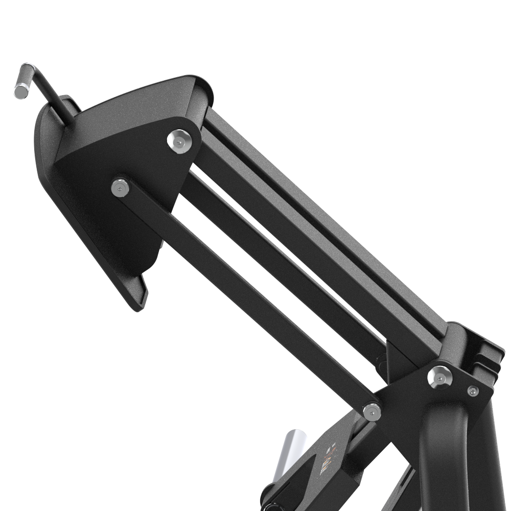 Insight Fitness Leg Press - SH008 Black metal stand with adjustable arm on a white background