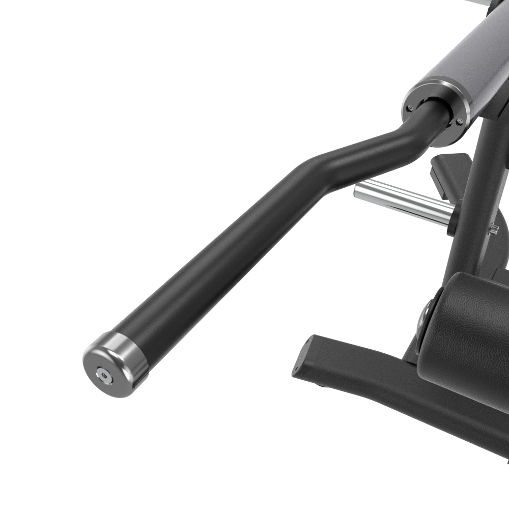 Close-up of a Insight Fitness Triceps Curl - SH016 handle on a white background