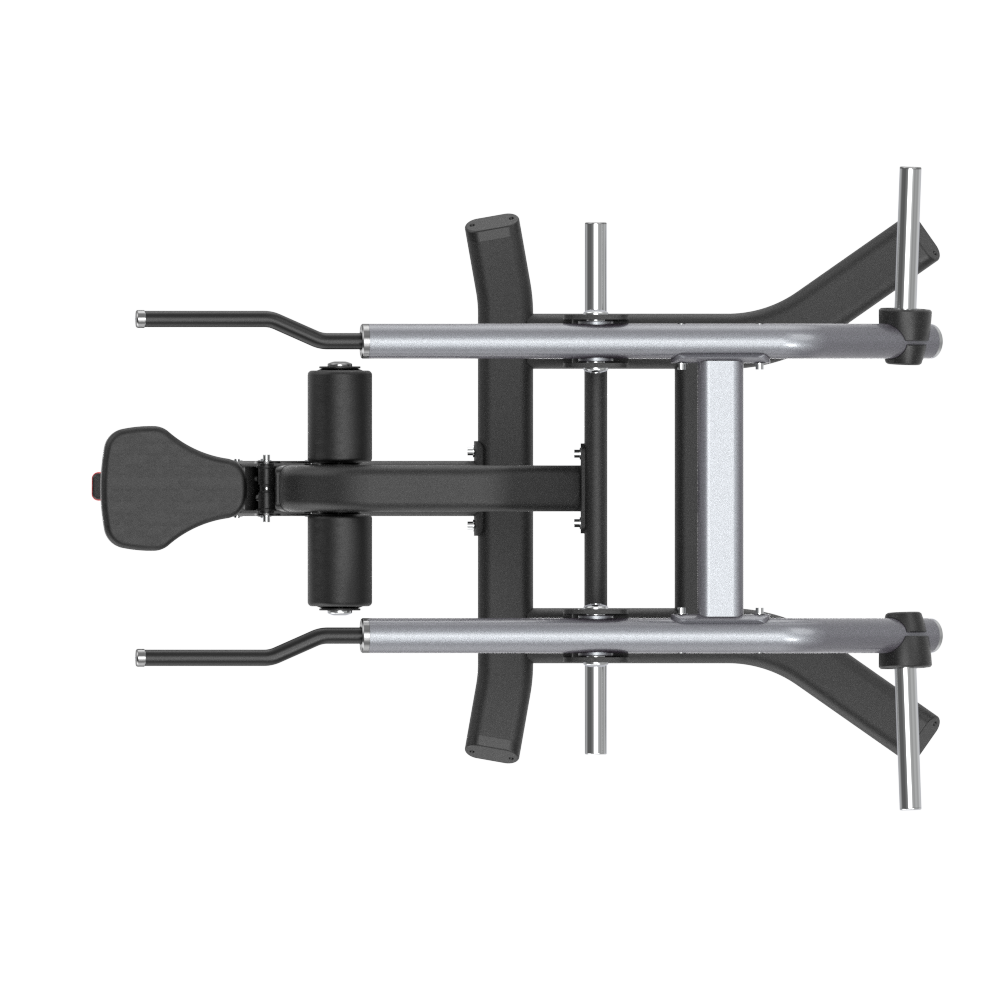 Black and silver adjustable Insight Fitness Triceps Curl - SH016 on a white background