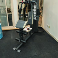 Thumbnail for 1441 Fitness Commercial Rubber Flooring for Gym 20 mm - 100 x 100 CM Speckled Blue