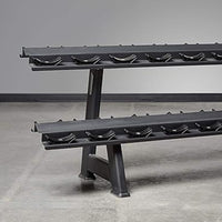 Thumbnail for 1441 Fitness 2 Tier Dumbbell Rack - 10 Pair