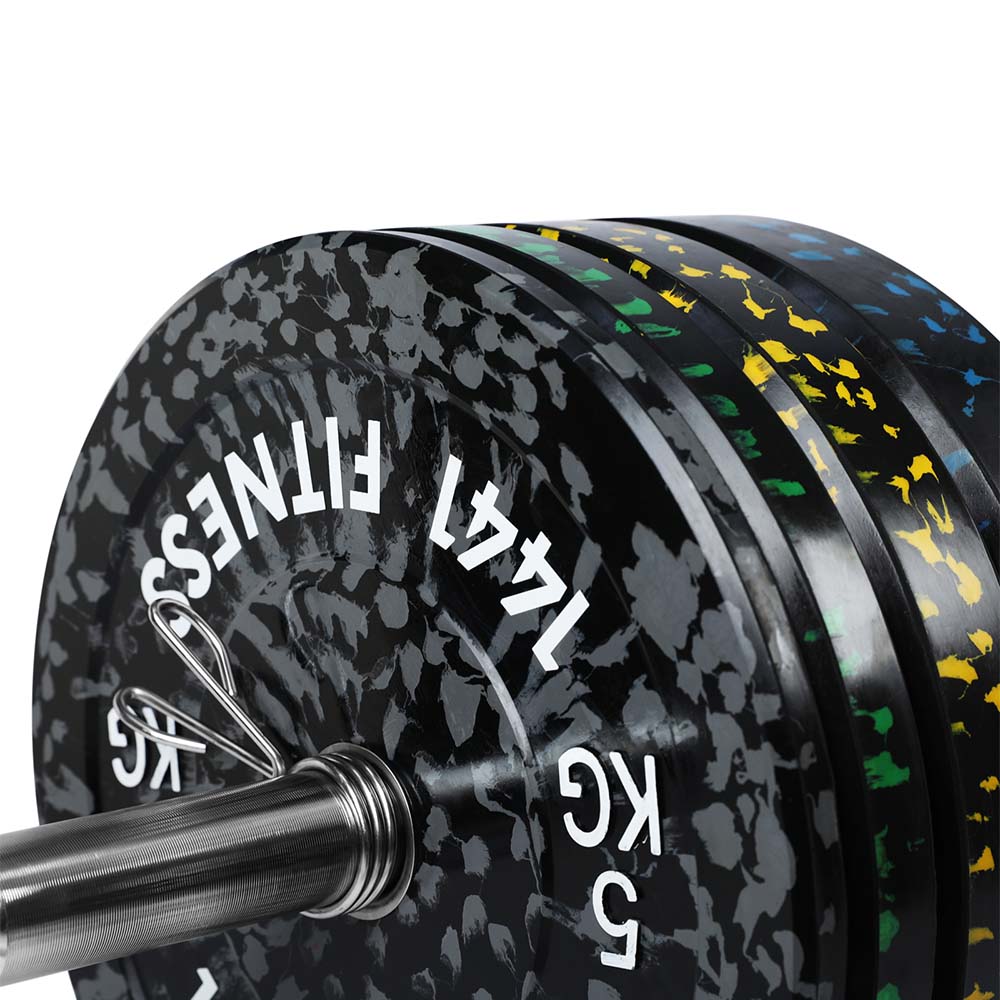 1441 Fitness Camouflage  Bumper Plate Set - 120 Kg