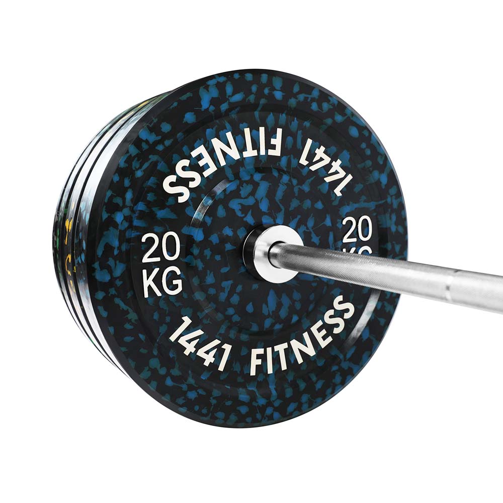 1441 Fitness Camouflage  Bumper Plate Set - 120 Kg