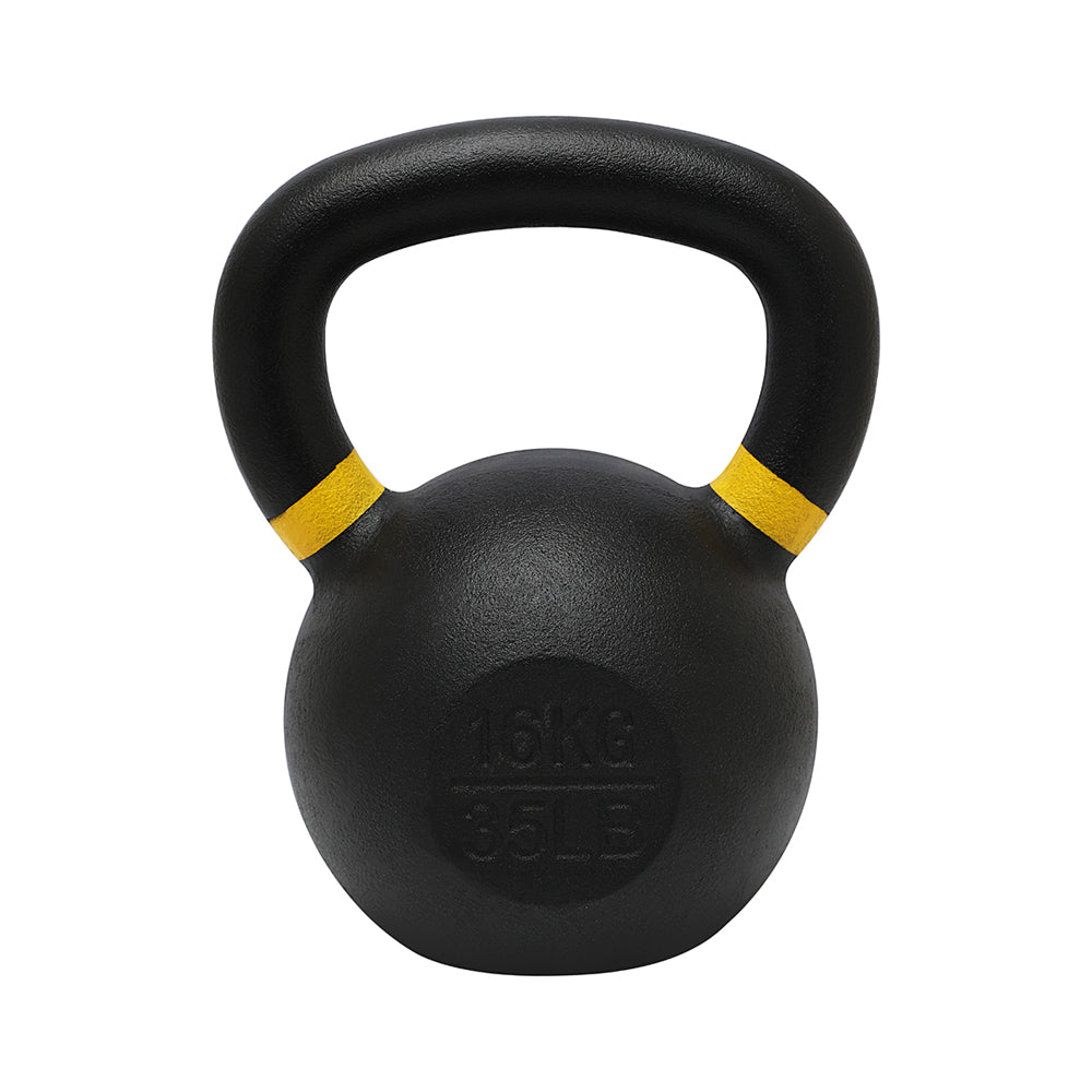 1441 Fitness - كيتل بيل من الحديد الزهر المطلي بالمسحوق - من 4 إلى 40 كجم