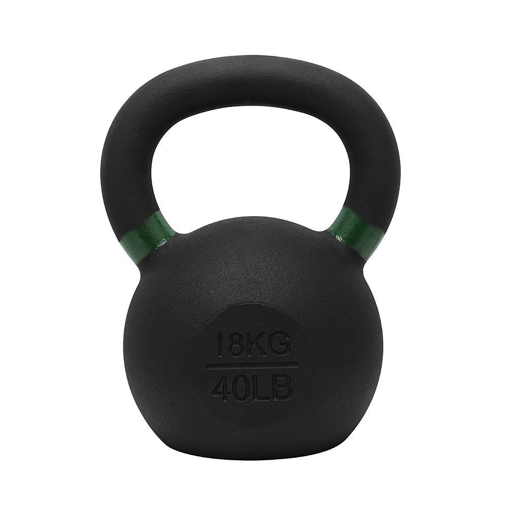 1441 Fitness - كيتل بيل من الحديد الزهر المطلي بالمسحوق - من 4 إلى 40 كجم