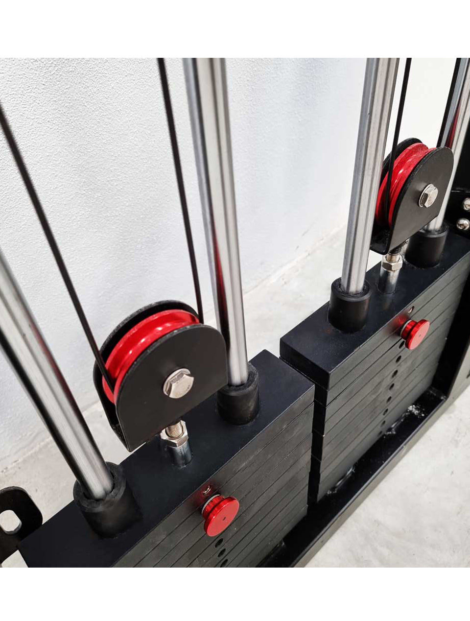 1441 Fitness - جهاز تدريب وظيفي مثبت على الحائط مزود بمرآة - 41FGT980