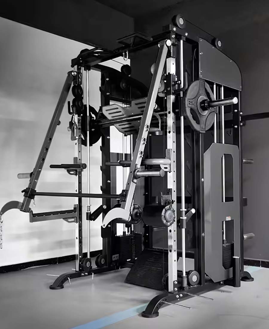 1441 Fitness - جهاز تدريب عالي التحمل مع جهاز سميث - 41FC91