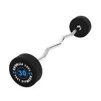 Thumbnail for 1441 Fitness - مجموعة باربل مموجة بوزن ثابت - من 10 كجم إلى 30 كجم (مجموعة من 5)