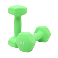 Thumbnail for 1441 Fitness - دمبل سداسي من النيوبرين بوزن من 1 إلى 10 كجم (يباع كزوج)