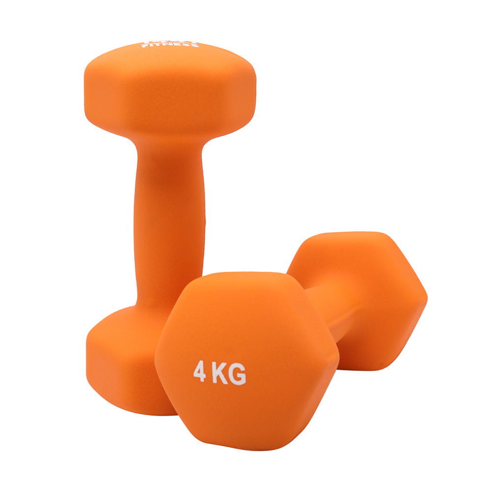 1441 Fitness - دمبل سداسي من النيوبرين بوزن من 1 إلى 10 كجم (يباع كزوج)