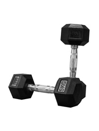 Thumbnail for 1441 Fitness - مجموعة دمبل سداسية من 2.5 إلى 10 كجم (4 أزواج) | معدات تدريب القوة | معدات الصالة الرياضية