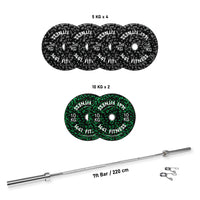 Thumbnail for 1441 Fitness Camouflage Bumper Plate Set - 60 Kg