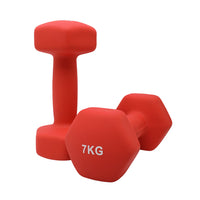 Thumbnail for 1441 Fitness - دمبل سداسي من النيوبرين بوزن من 1 إلى 10 كجم (يباع كزوج)