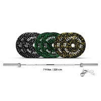 Thumbnail for 1441 Fitness Camouflage Bumper Plate Set - 80 Kg