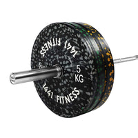 Thumbnail for 1441 Fitness Camouflage Bumper Plate Set - 80 Kg