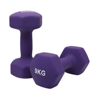 Thumbnail for 1441 Fitness - دمبل سداسي من النيوبرين بوزن من 1 إلى 10 كجم (يباع كزوج)