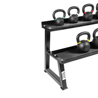 Thumbnail for 1441 Fitness Powder Coated Kettlebell - 6 Kg to 20 Kg - 8 Pcs Set with Rack