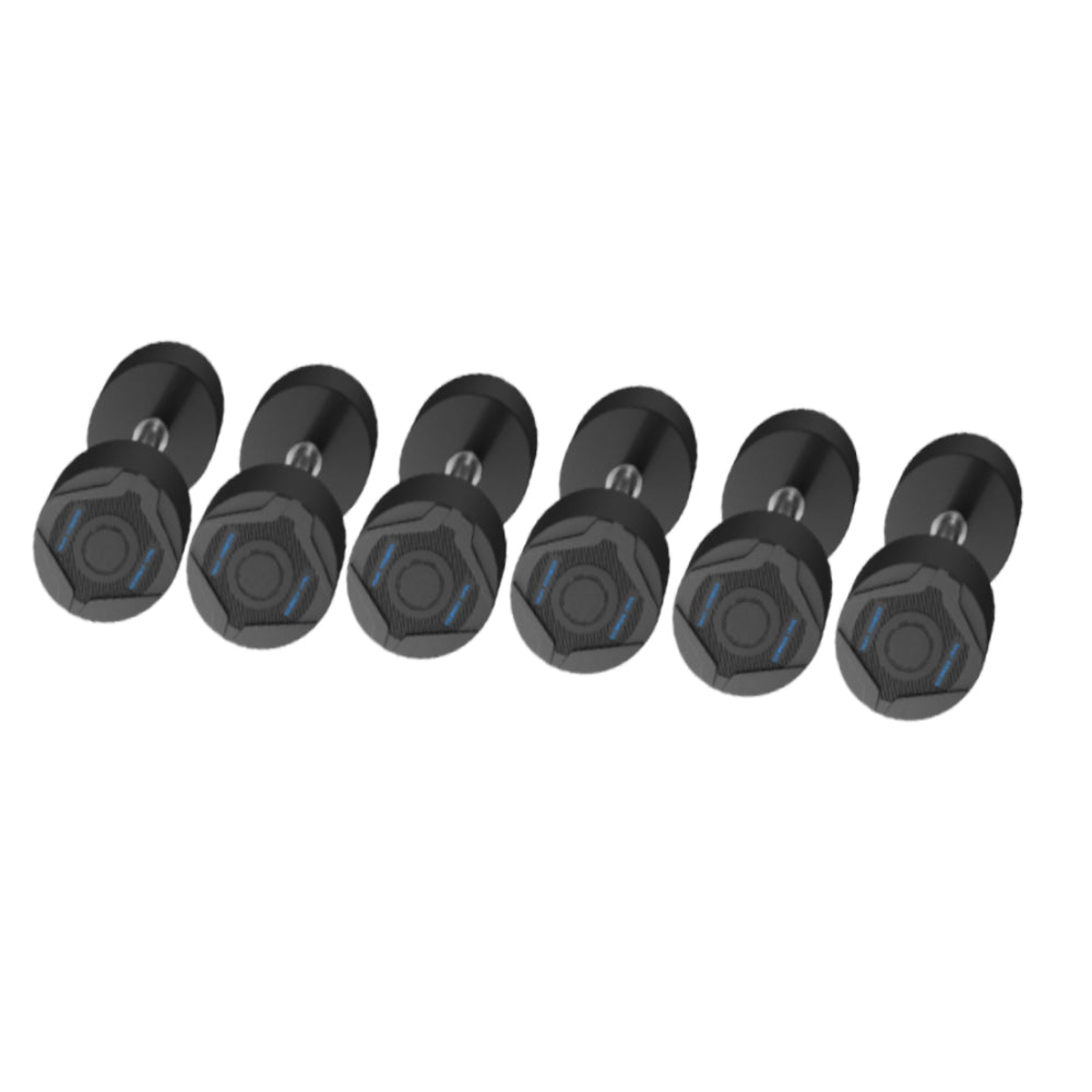 1441 Fitness PU Round Dumbbell Set - 2.5 Kg to 15 Kg