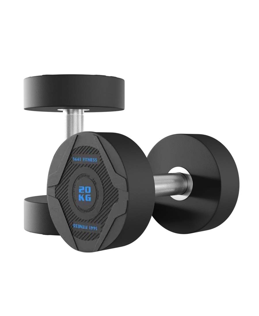 1441 Fitness PU Round Dumbbell Set - 2.5 Kg to 15 Kg
