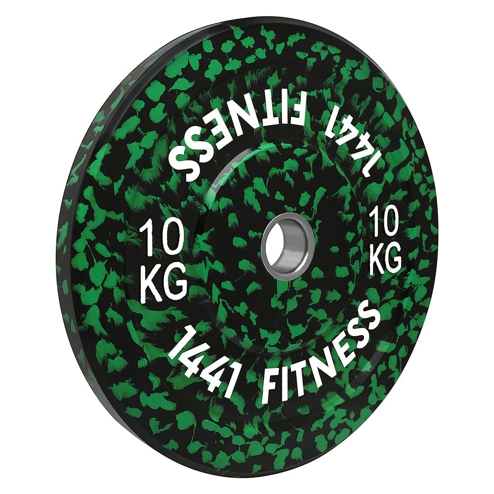 1441 Fitness Camouflage Bumper Plate Set - 60 Kg