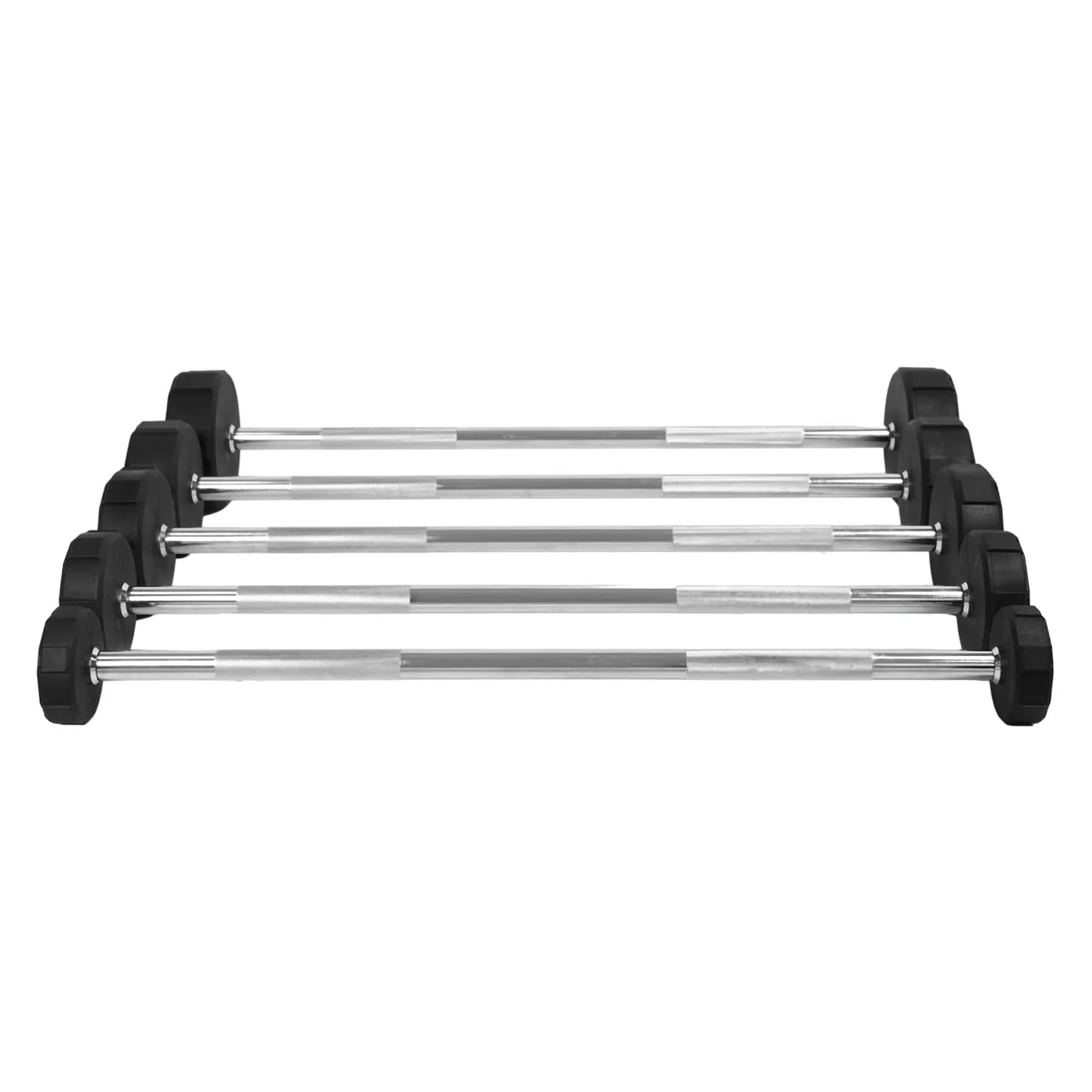 1441 Fitness Fixed Weight Straight Barbell PU (10 kg - 50 kg)