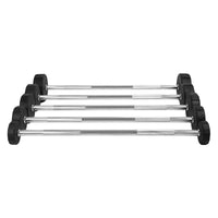Thumbnail for Fixed Straight PU Barbell Set with Rack - 10 Kg to 50 Kg - Bundle Offer