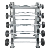Thumbnail for Fixed Straight PU Barbell Set with Rack - 10 Kg to 50 Kg - Bundle Offer