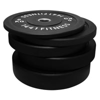 Thumbnail for Black Bumper Plates with 7 Ft Olympic Bar - 80 Kg Set - Bundle Offer