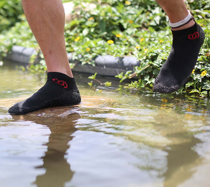 Skinners Sock - Ultra-Light for Running, Hiking, Yoga & Travel - Aqua