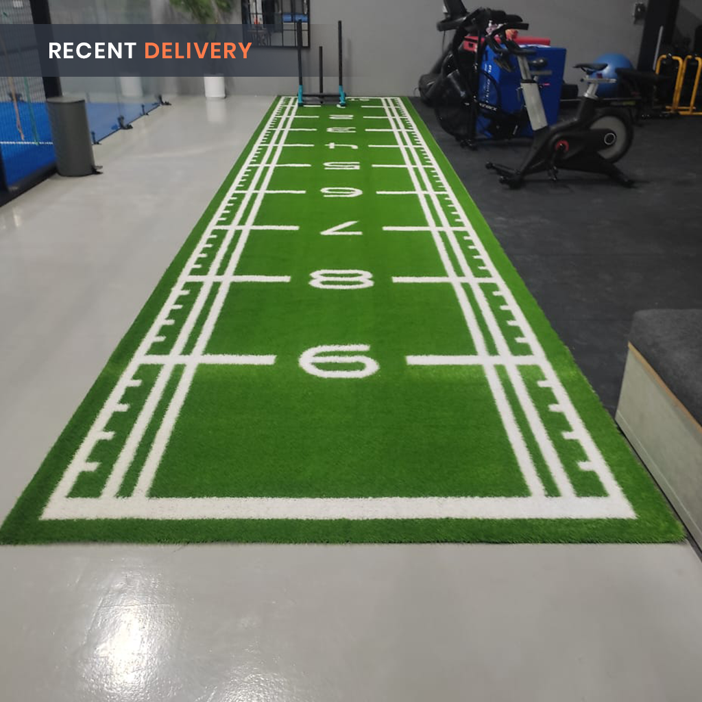 Sled Track Grass with Marking - 10 x 2 Meters (Green)