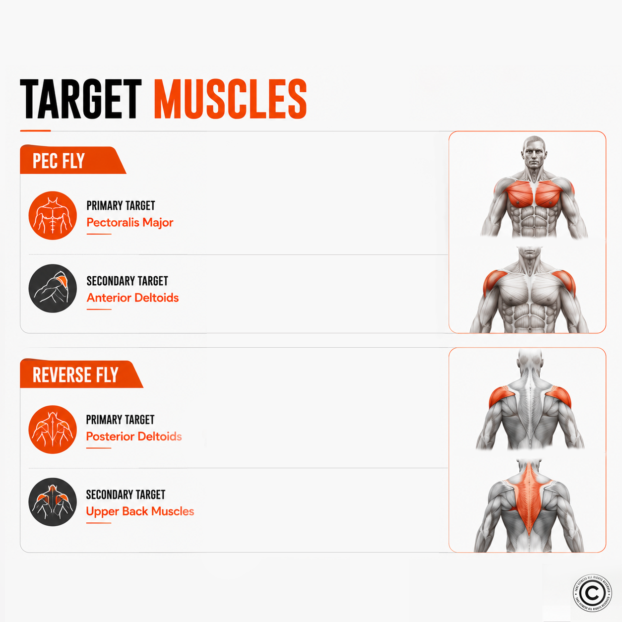 Insight Fitness Pec Fly / Rear Delt - SA003