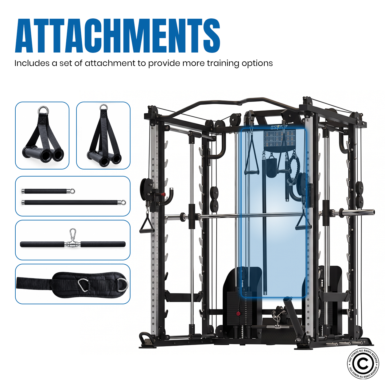 Insight Fitness Multi Function with Smith Machine - C9