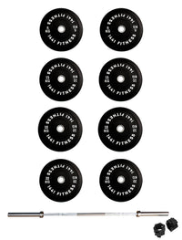 Thumbnail for  Best Olympic Bar - high-quality bumper plates and steel inserts