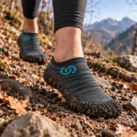 Thumbnail for Skinners Barefoot Socks 1.0 Metal Grey - XS