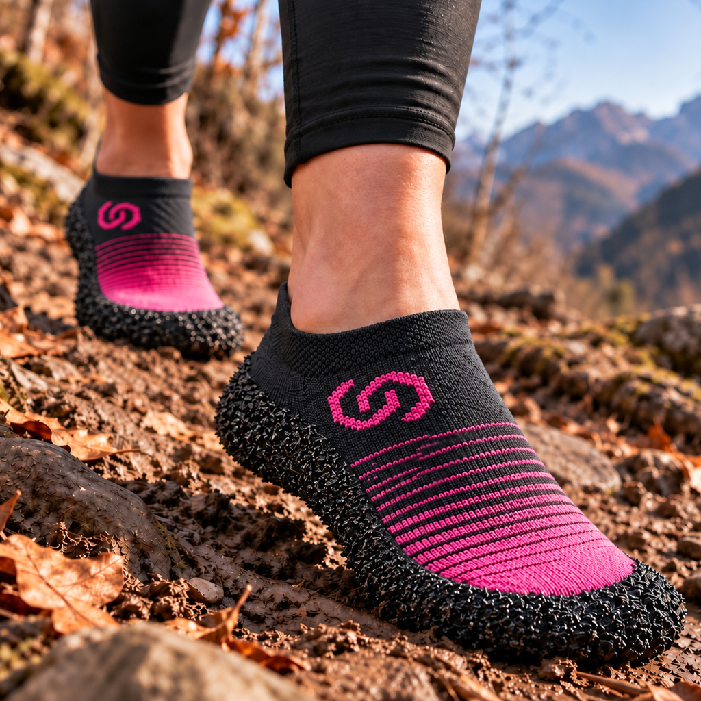 Skinners 2.0 Minimalist Kids Footwear- Rose