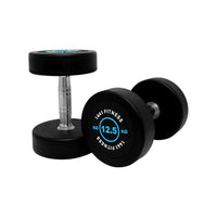 1441 Fitness | 2.5 KG - 50 KG Premium Rubber Round Dumbbells (Sold as Pair)