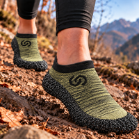 Thumbnail for Skinners Adults Minimalist Footwear - Olive Green